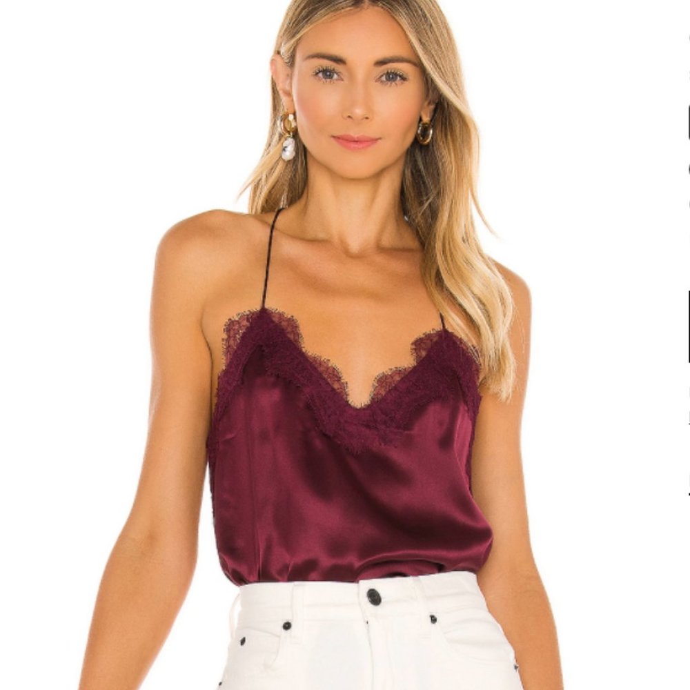 CAMI NYC The Racer Charmeuse Cami